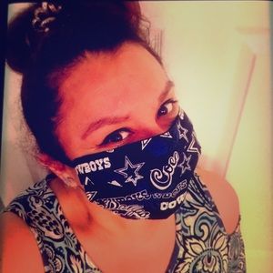 FABRIC FACE MASK NFL “COWBOYS” made USA